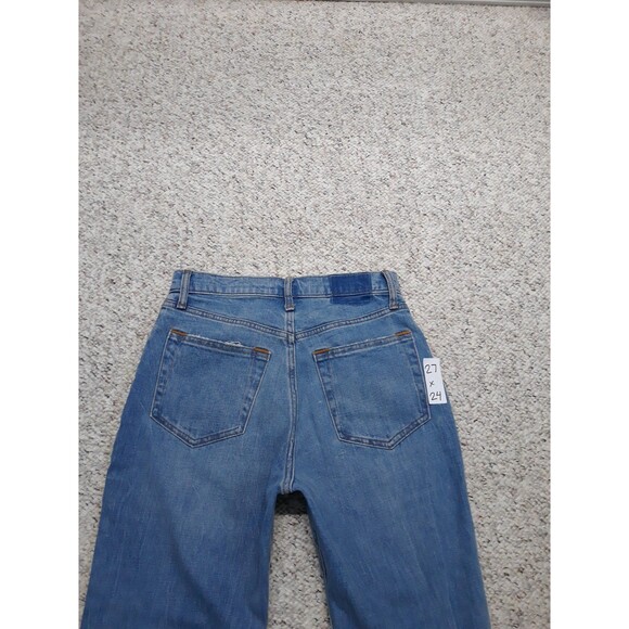 27 Abercrombie & Fitch The Ankle Straight Ultra High-Rise Crop - Picture 4 of 5